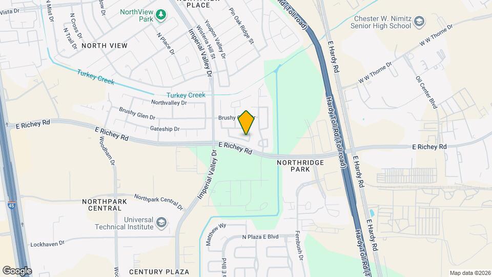 815 Hillock Bluff Cir Map and Location Details