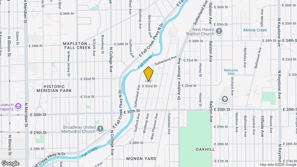 3208 Guilford Ave Map and Location Details