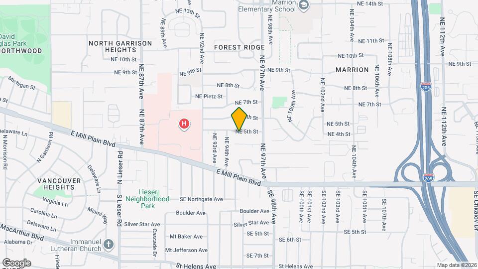 9501 NE 5th St Mapa y Detalles de la Ubicación