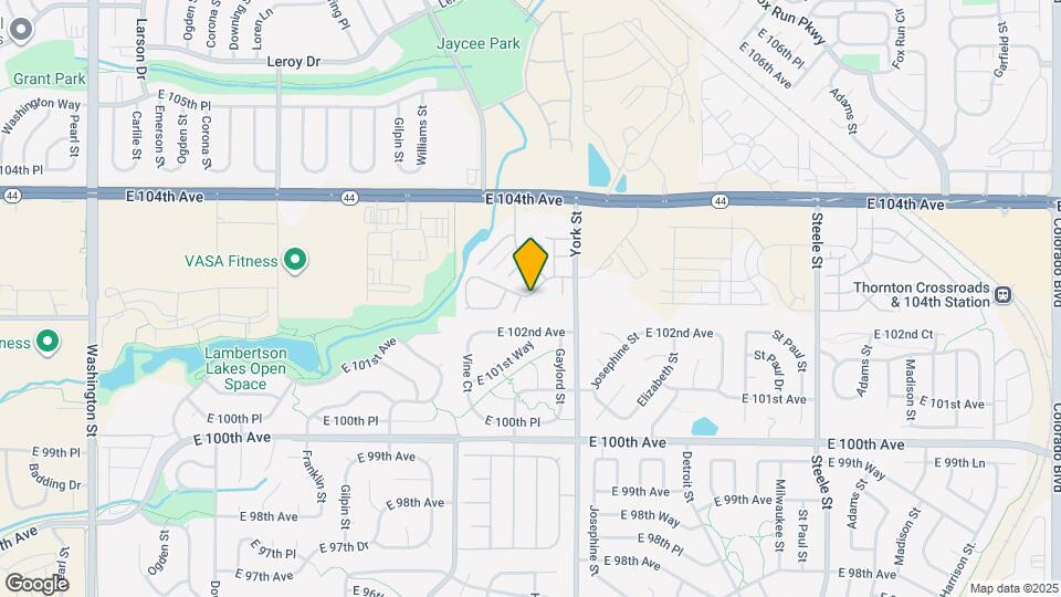 2116 E 103rd Ave Map and Location Details