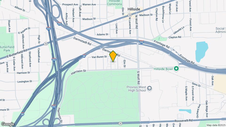 17 N Hillside Ave Map and Location Details