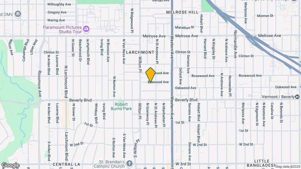 4822 Elmwood Ave Map and Location Details