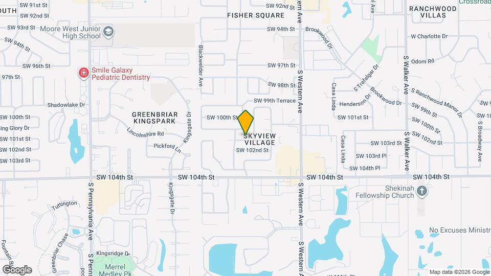 1109 SW 101st St Map and Location Details