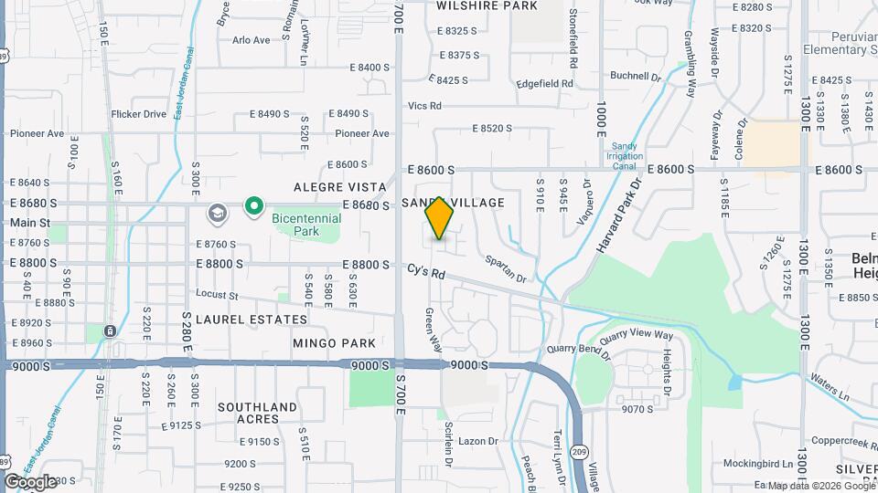 8736 Oak Park Cir Mapa y Detalles de la Ubicación