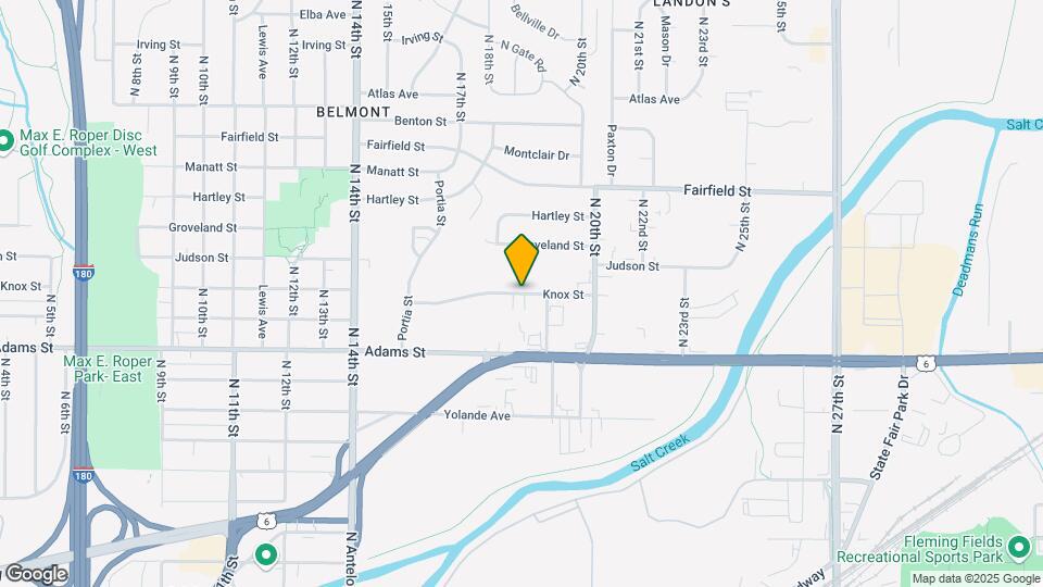 1822 Knox St Map and Location Details