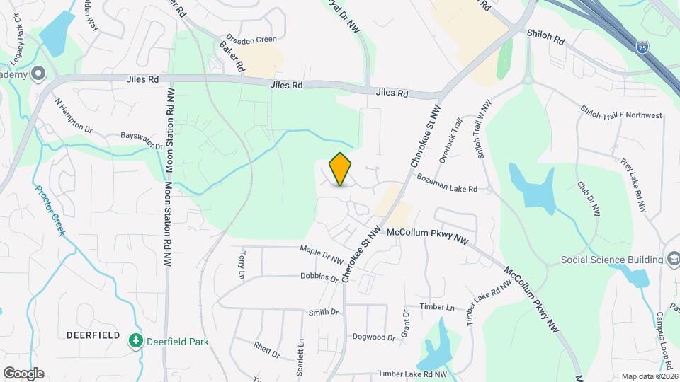 1418 Shiloh Way NW Map and Location Details