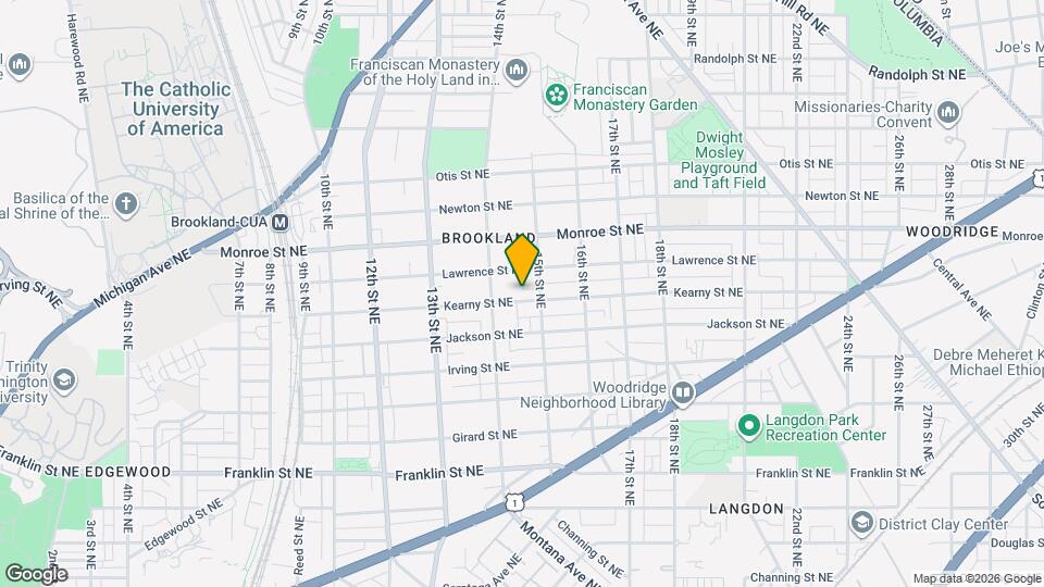 1416 Kearny St NE Map and Location Details