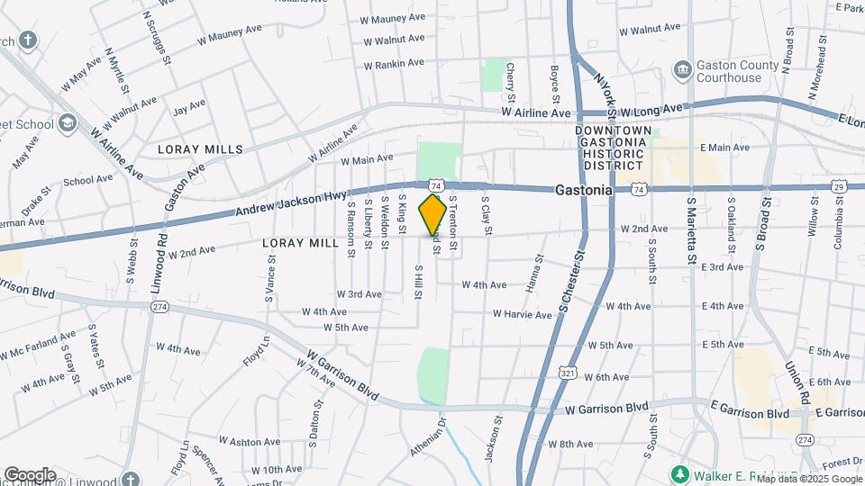 801 W 2nd Ave Map and Location Details