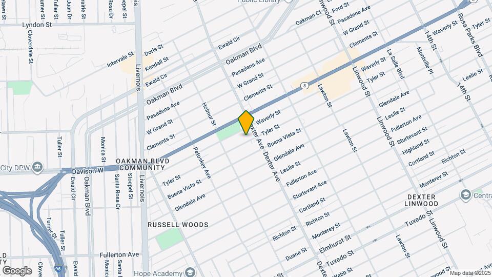 3740 Tyler St Map and Location Details