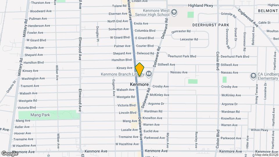 3015 Delaware Ave Map and Location Details