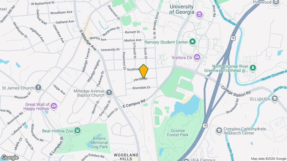 156 Hardin Dr Map and Location Details