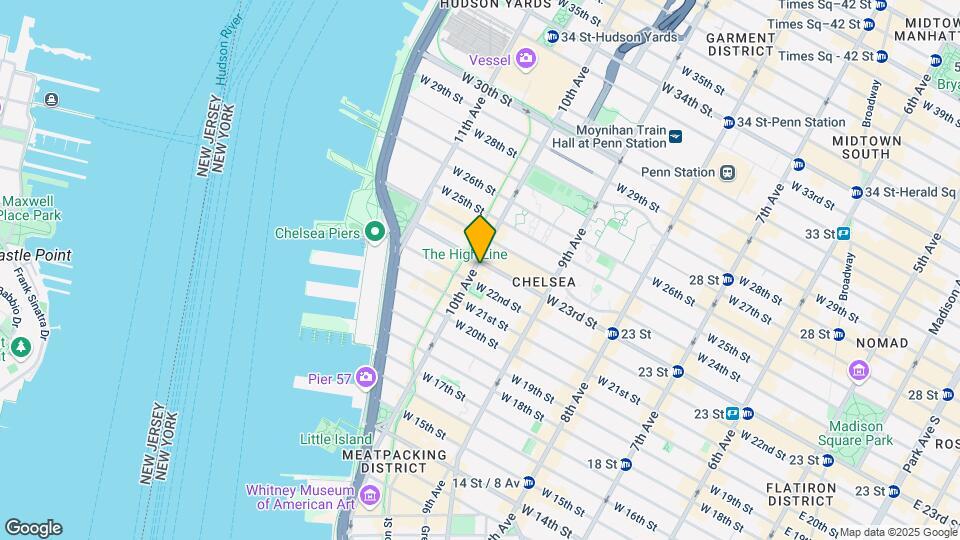 468 W 23rd St Map and Location Details