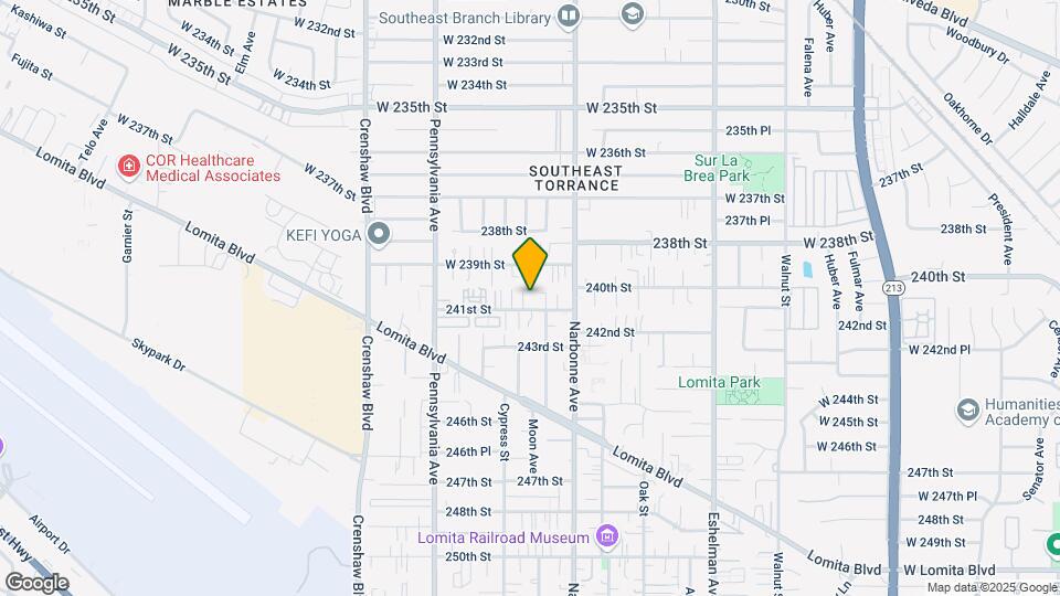 2253-2255 241st St Mapa y Detalles de la Ubicación