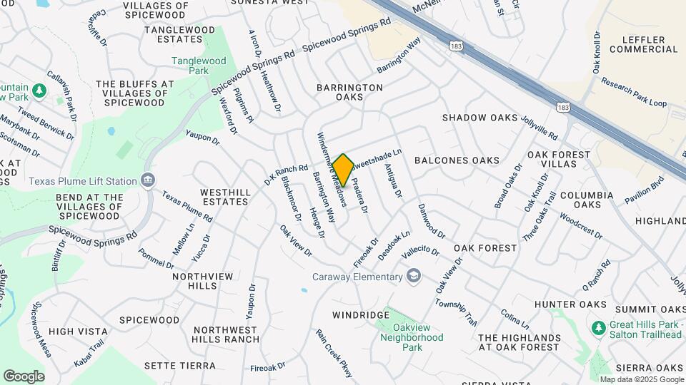 11301 Windermere Meadows Map and Location Details