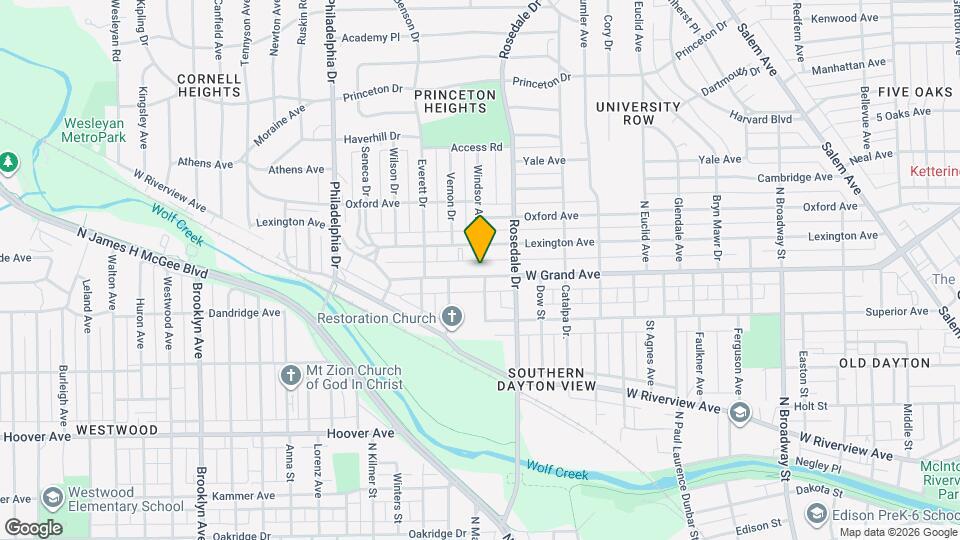 1903 W Grand Ave Map and Location Details