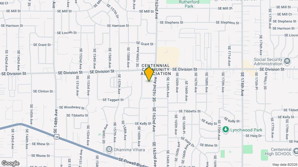 2667 SE 162nd Ave Map and Location Details