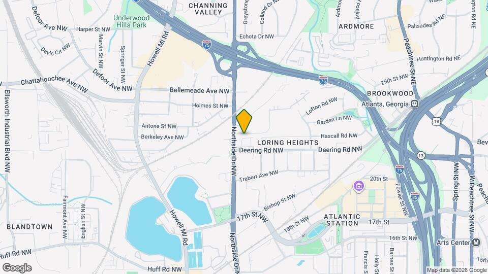 545 Whitlox Rd NW Map and Location Details