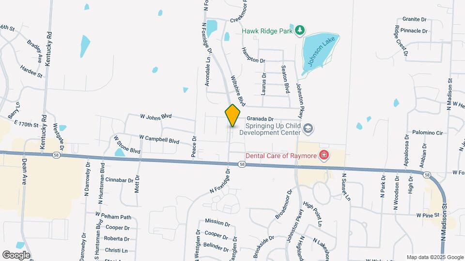519 N Foxridge Dr Map and Location Details