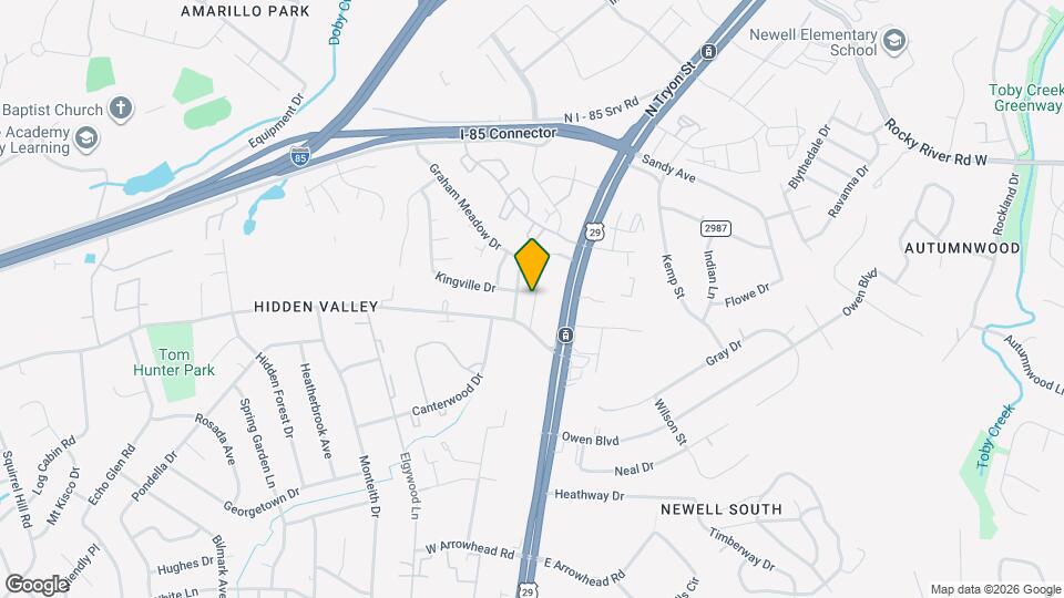 203 Kingville Dr Mapa y Detalles de la Ubicación