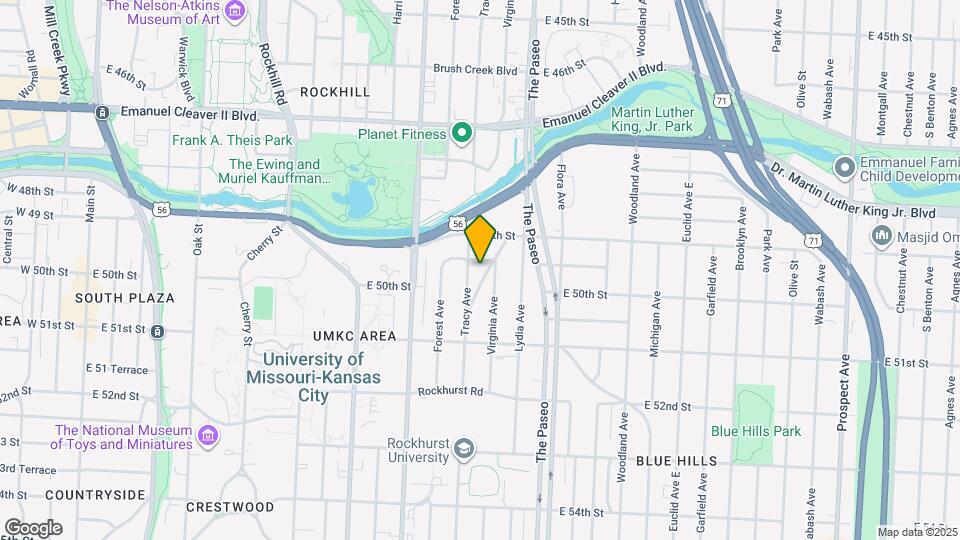 4928 Troostwood Rd Map and Location Details