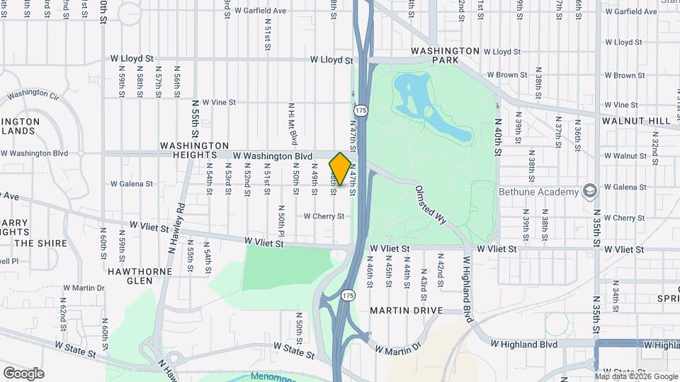 1548 N 48th St Mapa y Detalles de la Ubicación