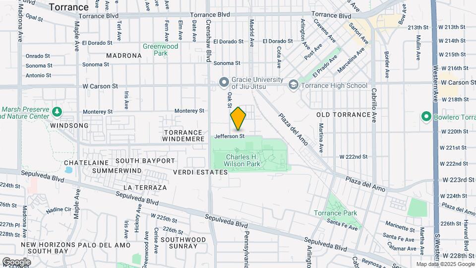 2349 Jefferson St Map and Location Details