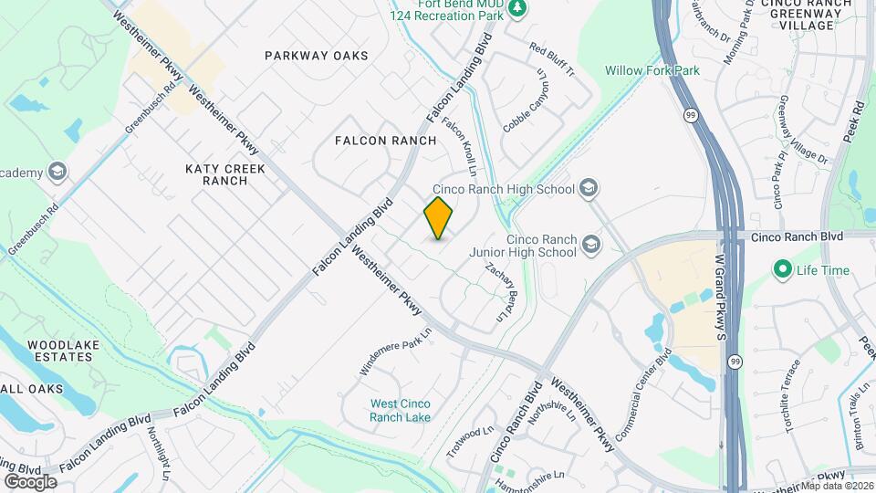 2834 Falcon Knoll Ln Map and Location Details