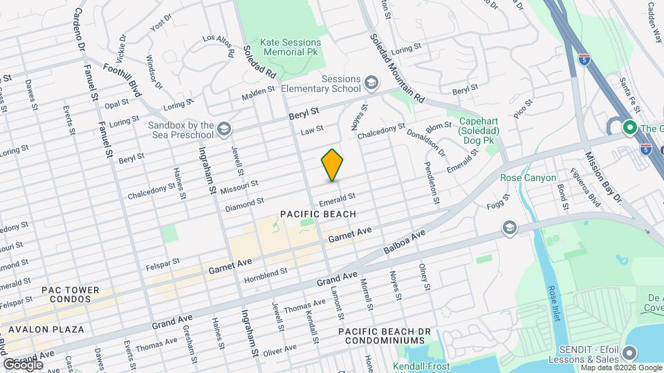 1967 Diamond St Map and Location Details