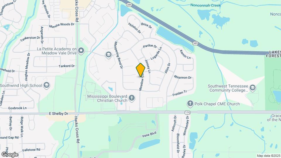 4533 Meadow Cliff Dr Map and Location Details