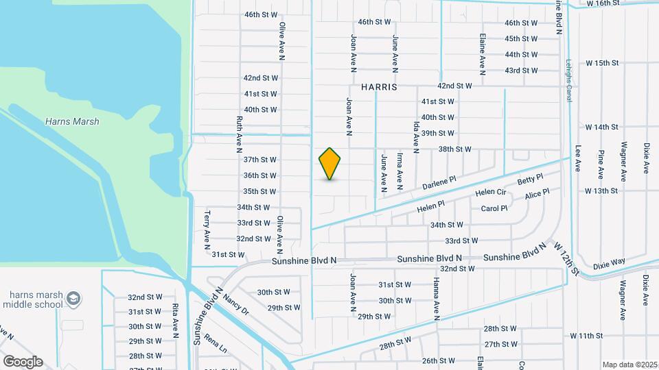 3009 36th St W Map and Location Details