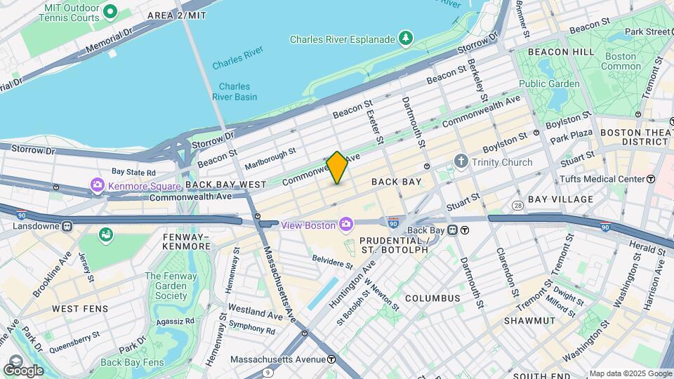 264 Newbury St, Unit 3F Map and Location Details