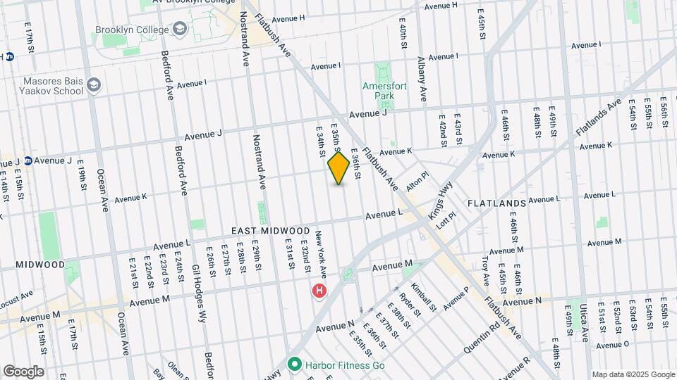 1234 E 35th St, Unit 2 Map and Location Details