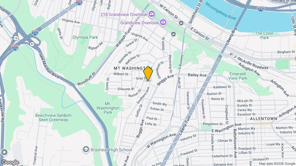 132 Southern Ave Map and Location Details