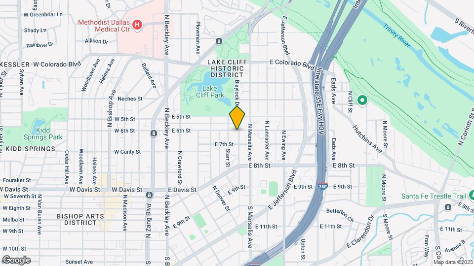 516 E 6th St Map and Location Details