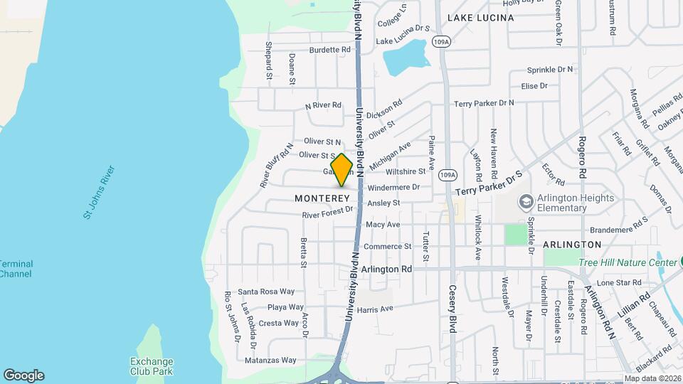 5550 Windermere Dr Mapa y Detalles de la Ubicación
