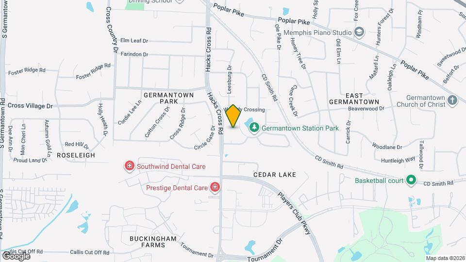 8123 Anniston Cv Map and Location Details