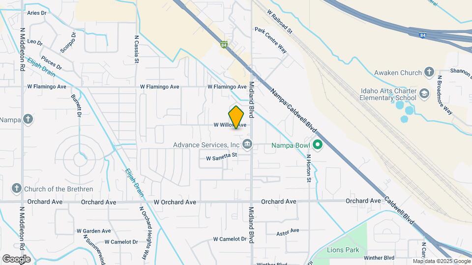1113 N Midland Blvd Map and Location Details