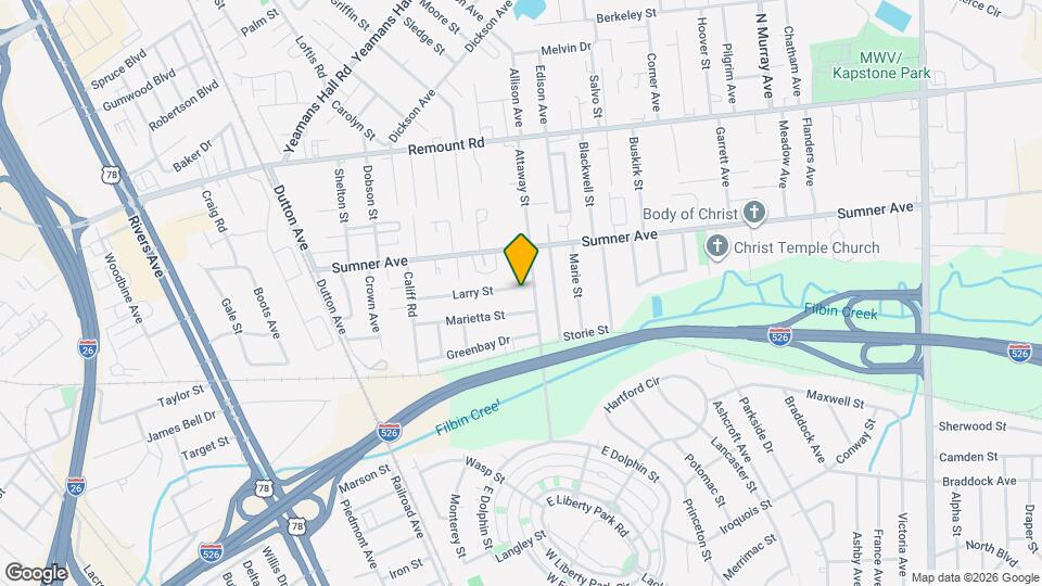 1511 Larry St Map and Location Details