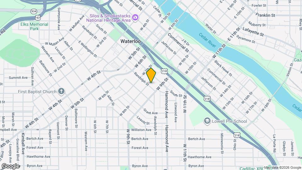 1001 1/2 Randolph St Map and Location Details