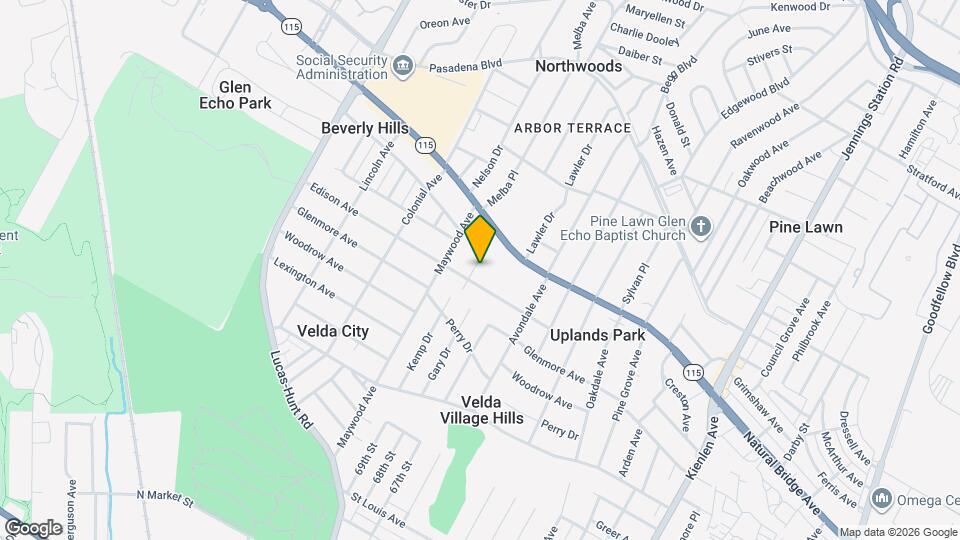 3512 Belaire Pl Map and Location Details