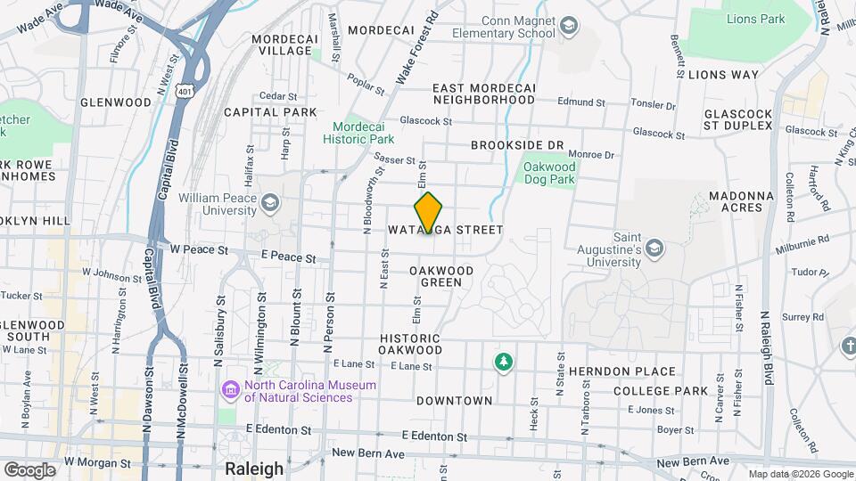 613 Elm St Map and Location Details