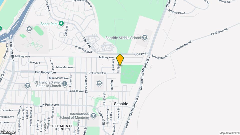 2030 Hacienda St Map and Location Details