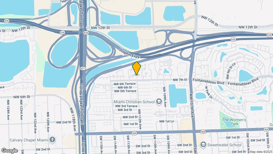 11165 NW 7th St Map and Location Details