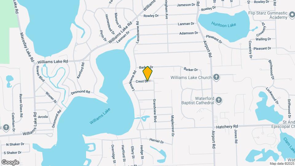 6441 Crest Dr Map and Location Details