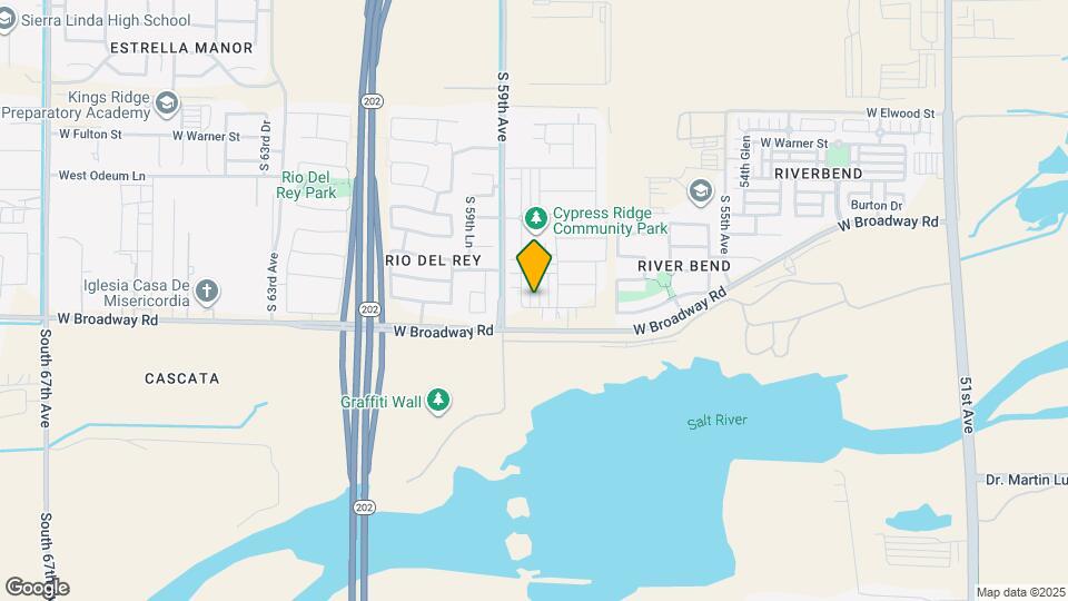 4242 S 58th Dr Map and Location Details