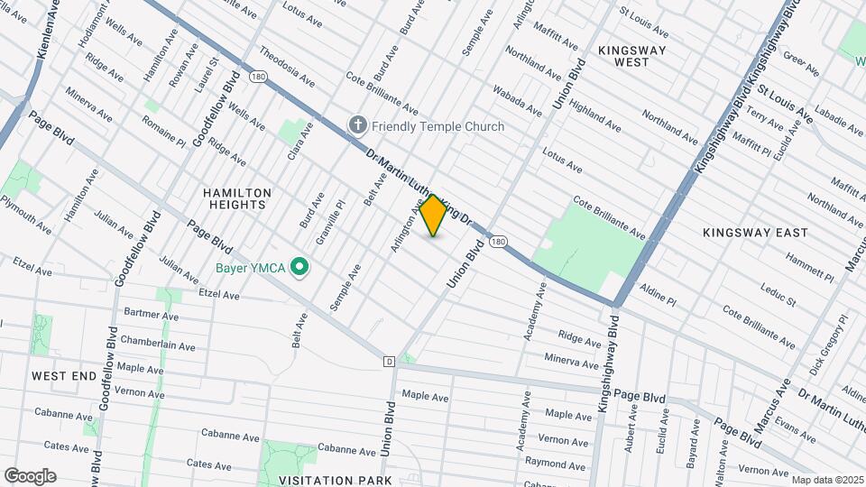 5345 Wells Ave Map and Location Details