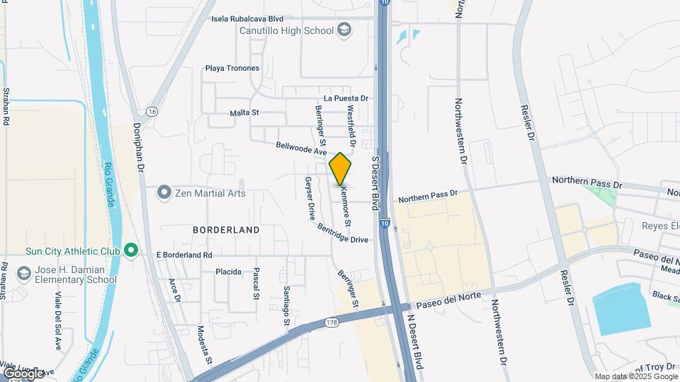 6513 Kenmore St Map and Location Details
