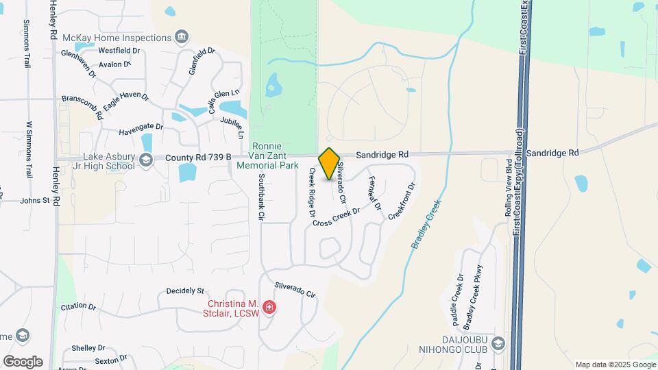 2631 Creek Ridge Dr Map and Location Details