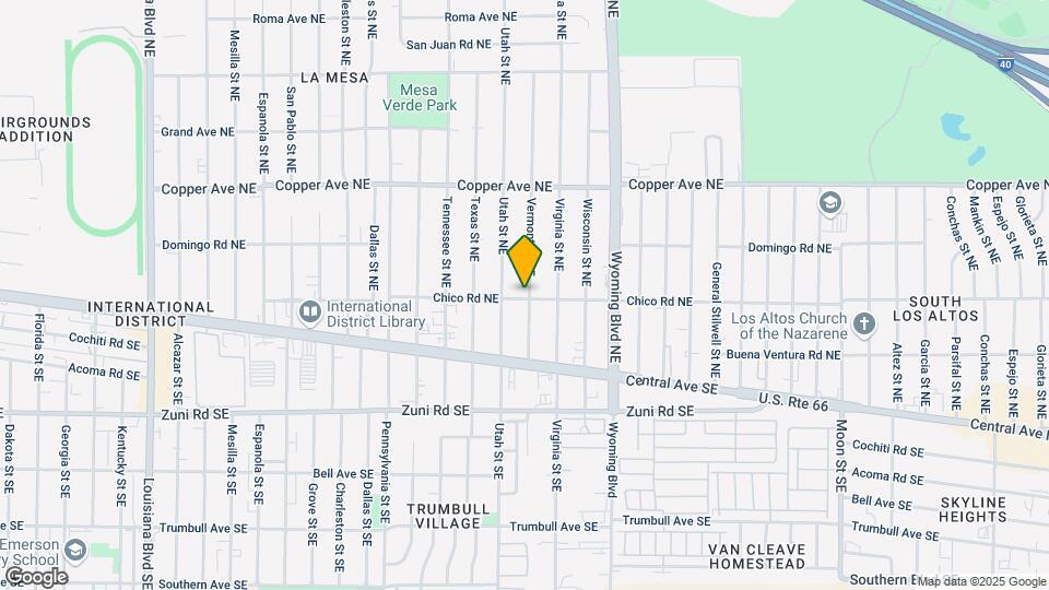 201 Vermont St NE, Unit B Map and Location Details