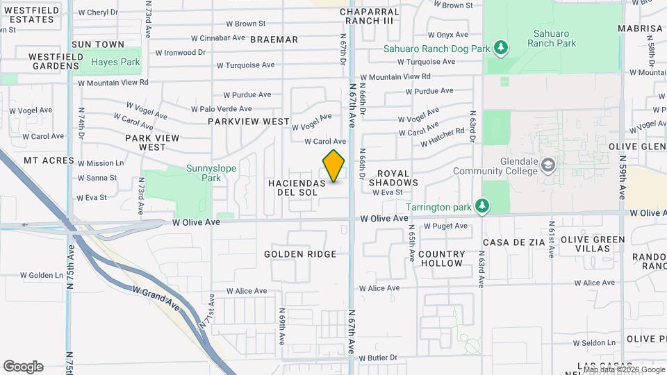9160 N 67th Ave Mapa y Detalles de la Ubicación
